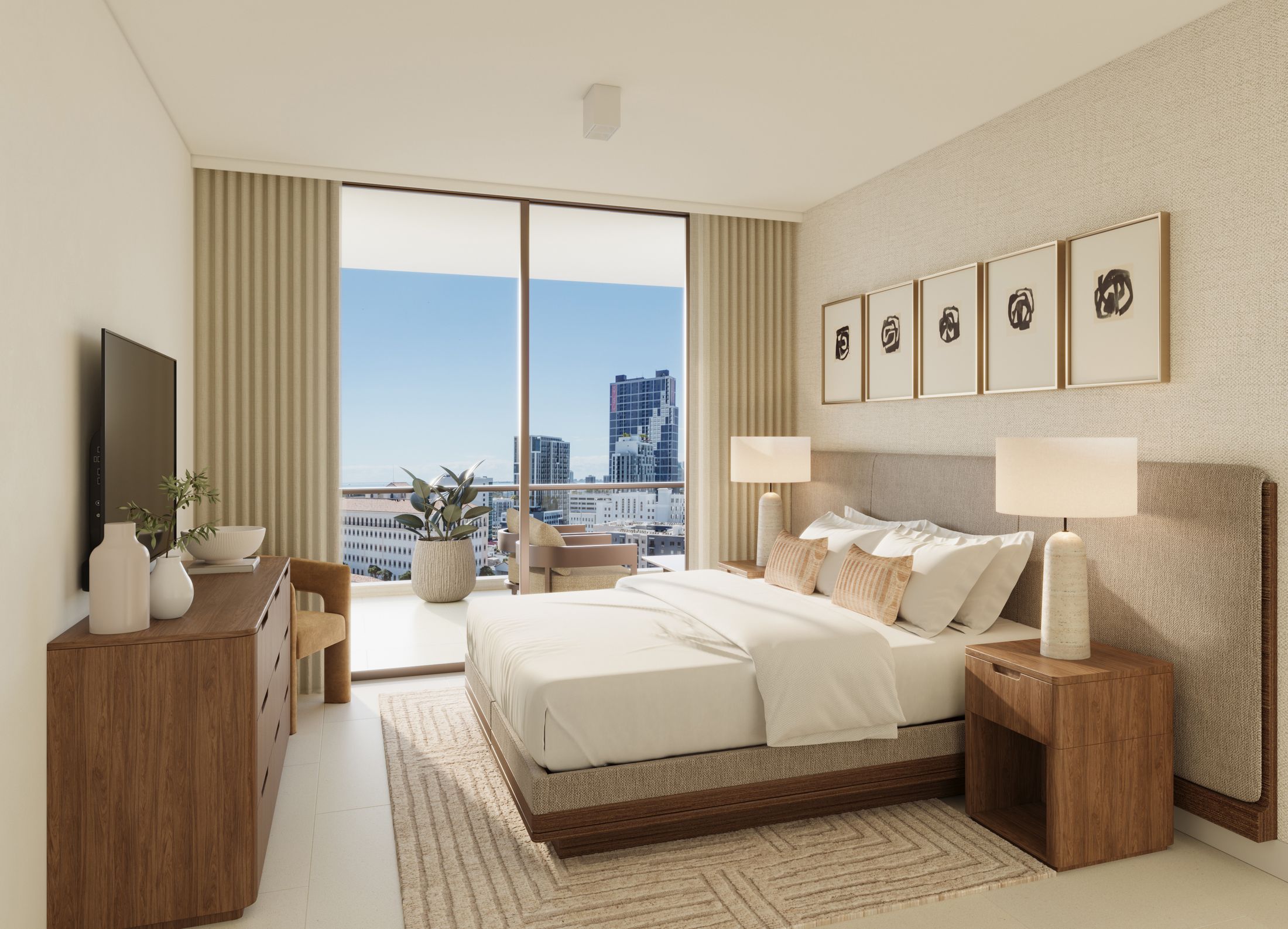 Dormitorio principal en Cassia